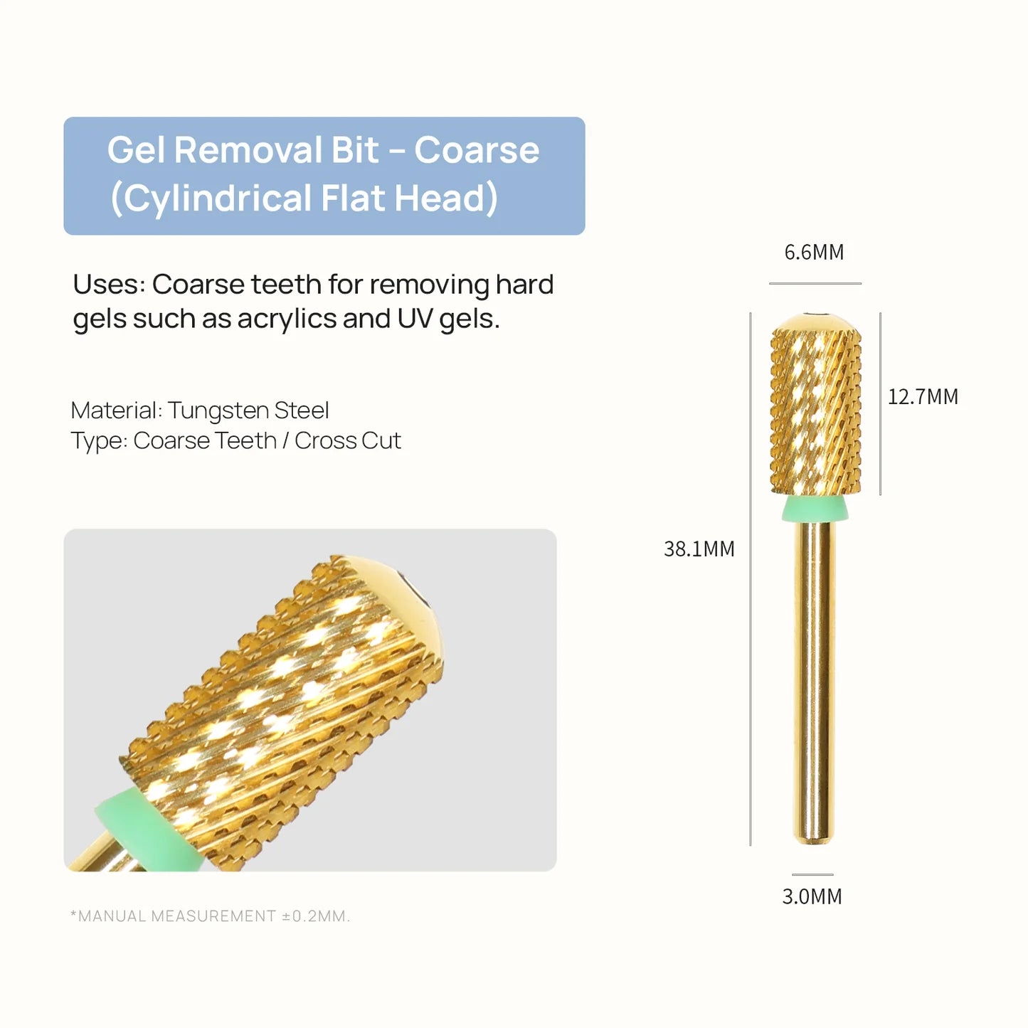 ONail™ Professional Drill Bit Set - Multi-Purpose Ceramic + Carbide Tips
